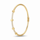 Chic Elegant Bracelet in Bright Gold