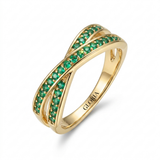 Emerald Flow Ring | Gold