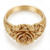 Floral Golden Ring