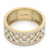 Radiant Gold Sparkle Ring