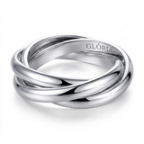Romantic Sterling Silver Charm Ring