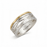 Vintage Gold & Silver Hollow Ring