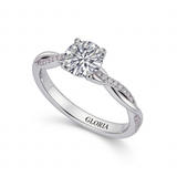 Elegant White Gold Le Jane Ring