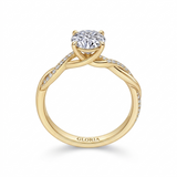 Elegant White Gold Le Jane Ring
