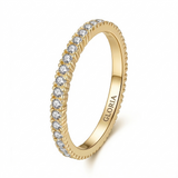 Shining Minimalist Eternity Ring