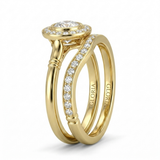 Set of Vintage Gold Rings with Zirconia