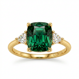 Vintage-Inspired Gemstone Gold Ring