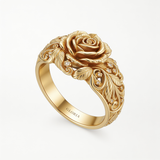 Floral Golden Ring