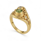 Timeless Green Zirconia Ring