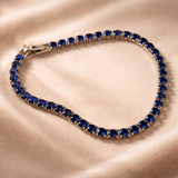 Midnight Sapphire Line Bracelet