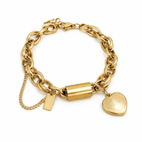 Heartened Chunky Bracelet | Gold