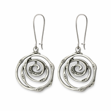 Maze Silver Earrings