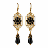 Sophisticated Crystal Drop Earrings
