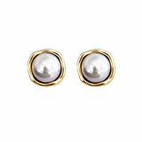 Sophisticated Black Pearl Earrings