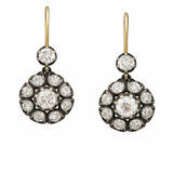 Vintage Gemstone Drop Earrings