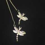 Sterling Silver Dragonfly Pendant Necklace