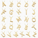 Love letter initial necklace