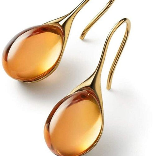 Chic Crystal Dangle Earrings