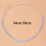 Elegant Rhinestone Collar Necklace