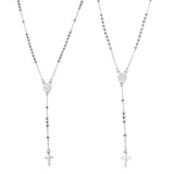 Stainless Steel Rosary Necklace