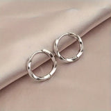 Minimalist Geometric Hanging Earrings