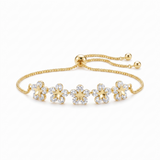 Bracelet Crystal Daisy in Gold