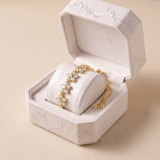 Bracelet Crystal Daisy in Gold
