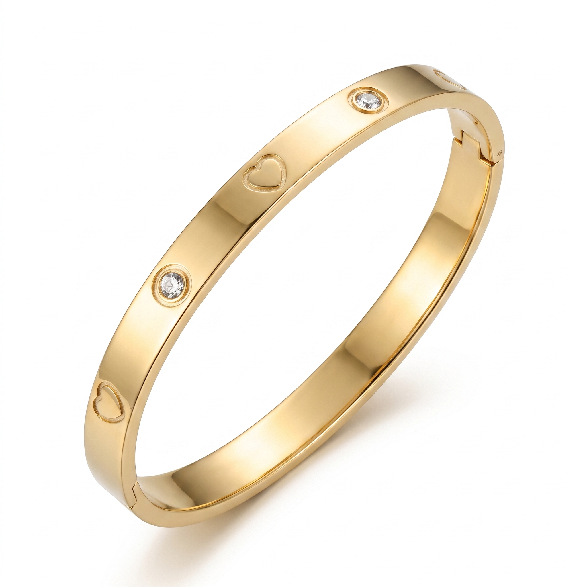 Elegant Crystal Bangles