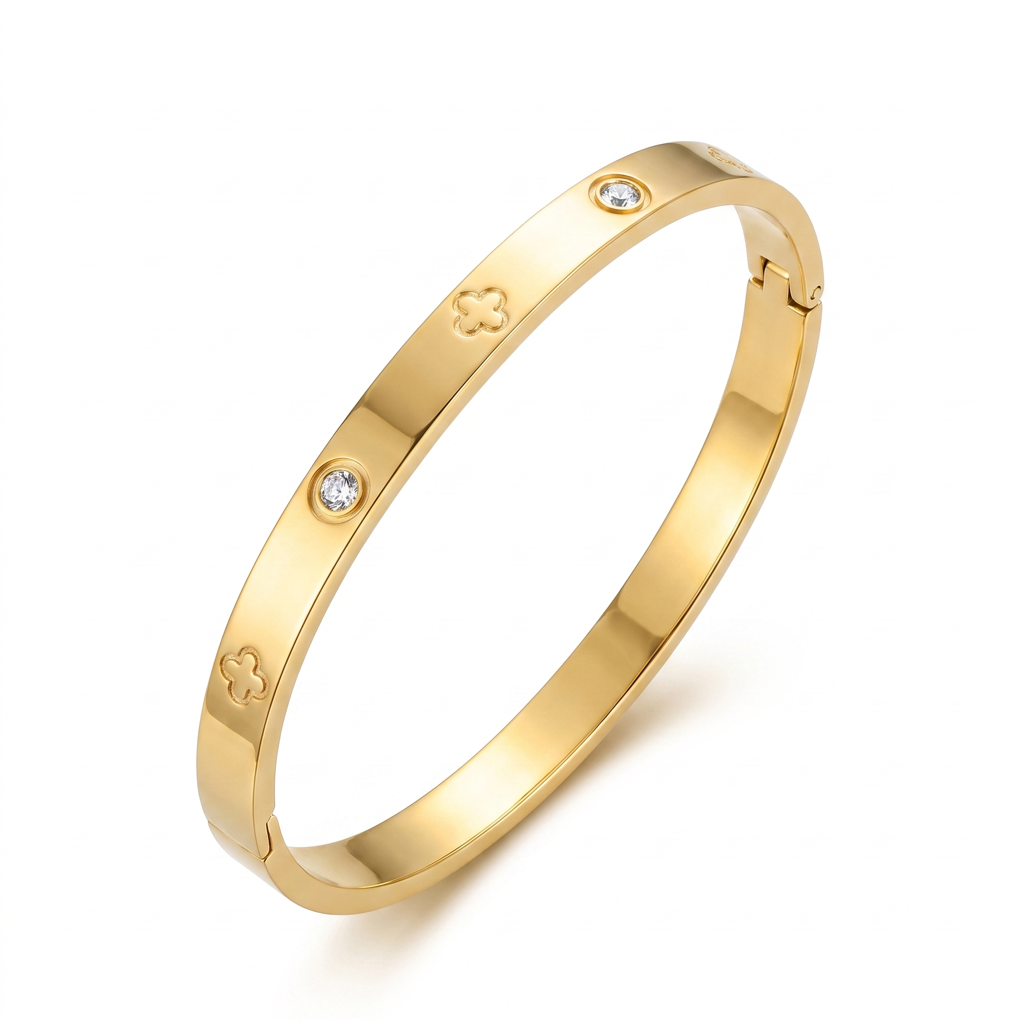 Elegant Crystal Bangles