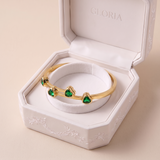 Verde Hearts Bracelet | Gold