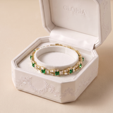 Verde Link Tennis Bracelet | Gold